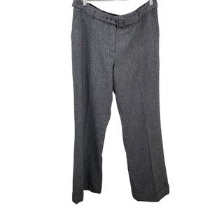 CONTEXT | WIDE LEG WOOL BLEND CAREER TROUSER DRESS PANTS WOMEN'S SIZE 14